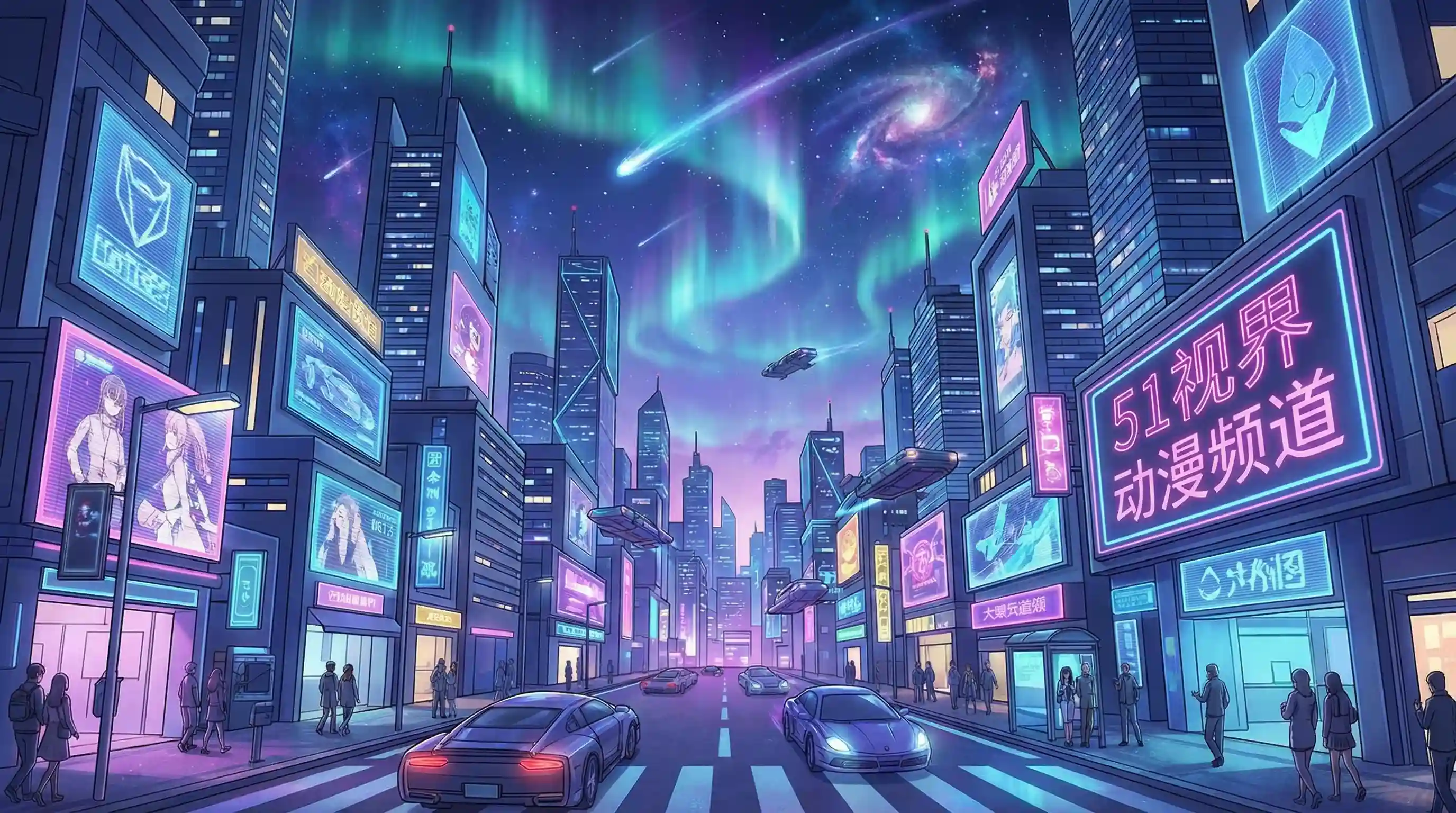 日式动漫风格城市夜景 - 【五一吃瓜】明星黑料|每日吃瓜-五一吃瓜官方平台 动漫推荐