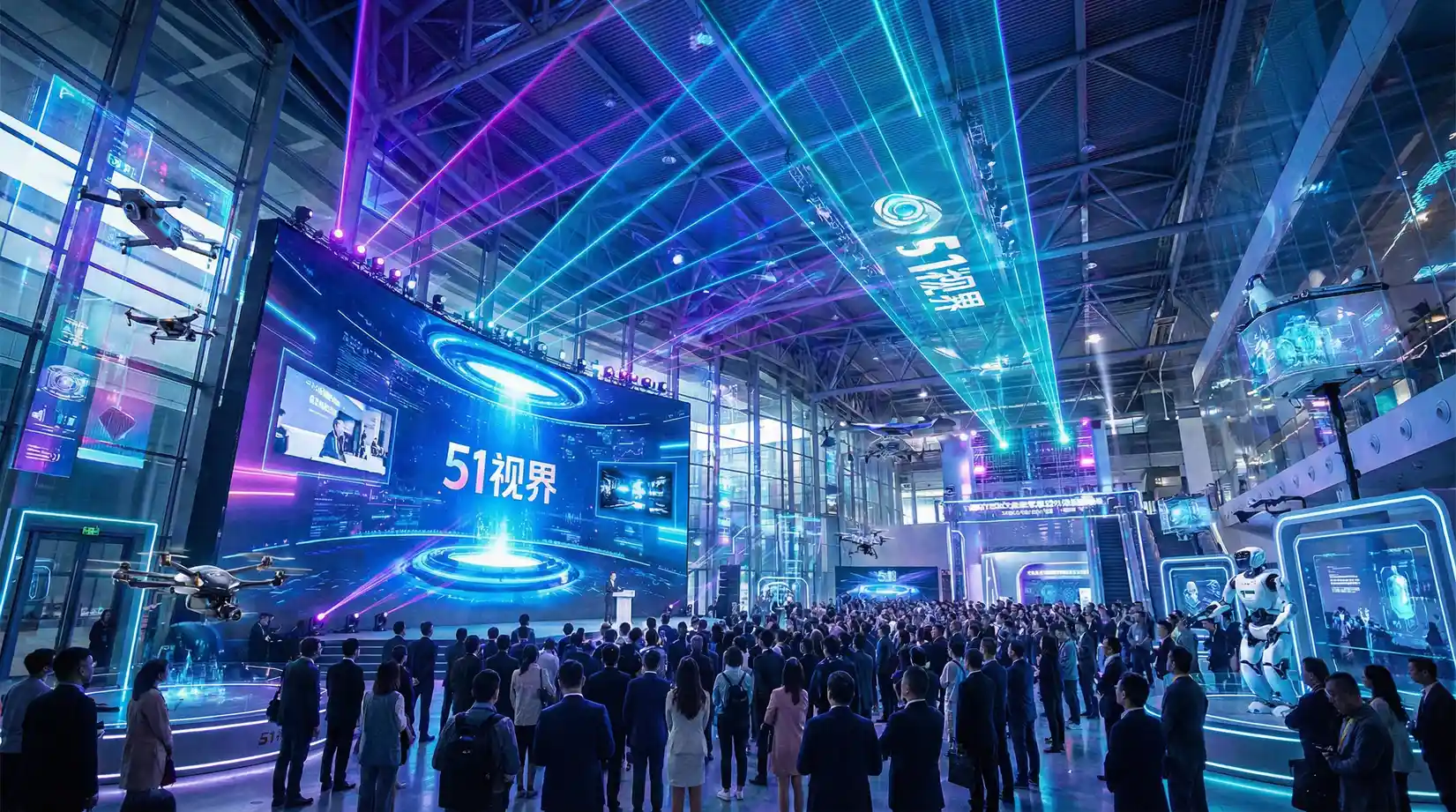 科技展览会现场 - 【五一吃瓜】明星黑料|每日吃瓜-五一吃瓜官方平台 综合报道